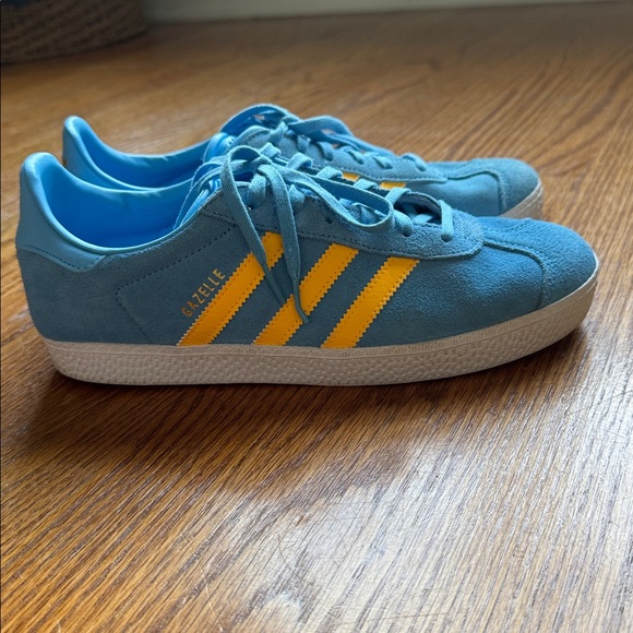 adidas Originals Shoes - adidas Originals Gazelle Blue and Yellow Sneakers